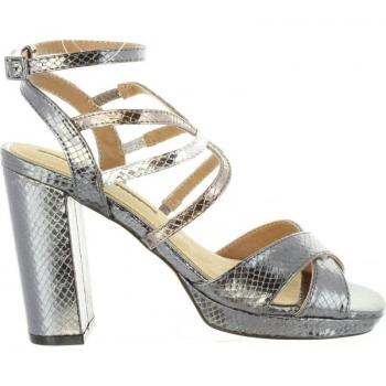Sandalias de Mujer Maria Mare 66670 Metal Plomo con Correa de Tobillo
