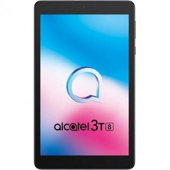 Alcatel 3T 8 4G 2021 - Tablet de 8, Quadcore, 2GB de RAM, Memoria de 32GB ampliable a 256GB por MicroSD, 4080 mAh de Batería, Android 10, Negro