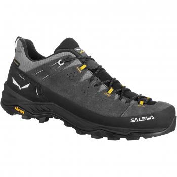 Zapatillas de montaña Salewa Alp Trainer 2 GTX para hombre, color Onyx/Negro, características: impermeables con tecnología Gore-Tex, suela Vibram para tracción en terrenos difíciles, diseño ligero y transpirable, soporte