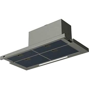 AEG DPE5960M Campana extractora extraíble, 90 cm, 3 velocidades + intensivo, Potencia hasta de 660 m3/h