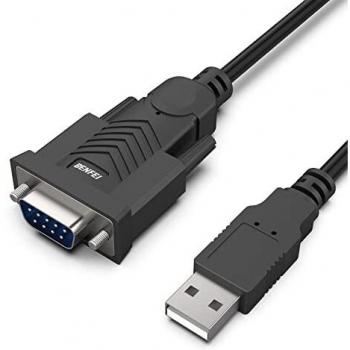Cable USB a Serie, BENFEI 1,8m USB a RS-232 Macho