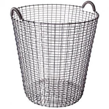 KORBO, 31040 Classic 80 - Cesta de metal trenzada a mano
