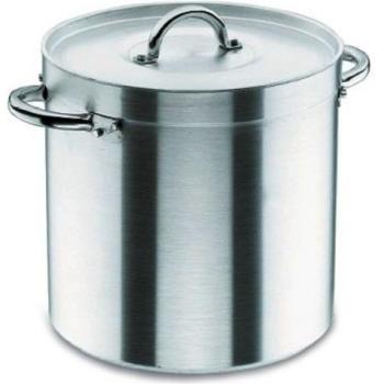 Lacor - 20155 - Olla Recta Con Tapa Chef Aluminio 55 cms