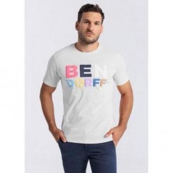Camiseta de manga corta blanco Bendorff para hombre - Diseño de alta calidad