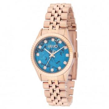 Reloj Mujer LIU JO TLJ2317 - Diseño elegante, esfera redonda, correa de acero inoxidable, resistente al agua, movimiento de cuarzo, estilo moderno