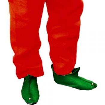 Smiffy's-21449 Botas de Elfo, Color Verde, Tamaño único