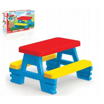 Dolu Children's Colorful Picnic Table for 4