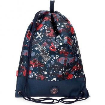 Mochila Saco Movom Free Time Marino con Asa Superior 10x32x42 cm Multicolor