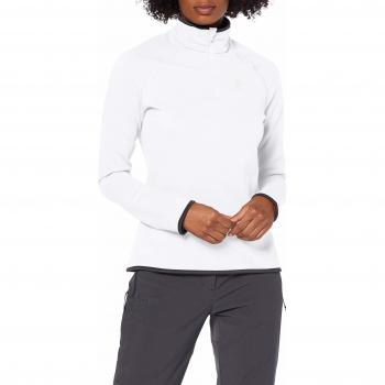 Odlo Midlayer 1/2 Zip Carve Ceramiwarm-White - Jersey para Mujer, Mujer, 542161-10000, Blanco, XX-Large