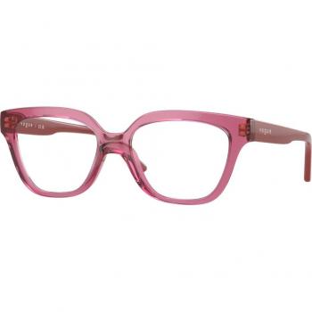 Vogue Eyewear VY2023 Kids 3065 Bambino Squadrata Viola - Kids' Eyeglasses, Purple, Size 46, Frame Only, Blue Light Block Available
