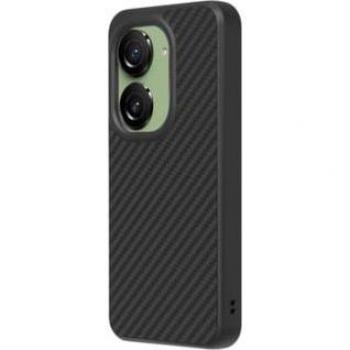 Funda rígida RhinoShield SolidSuit para Asus Zenfone 10 - Carbono Negro