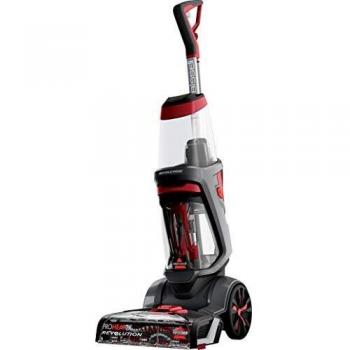 Bissell 1858N ProHeat 2X Revolution - Limpiador de alfombras, 800 W, 3,7 L, gris titanio/rojo
