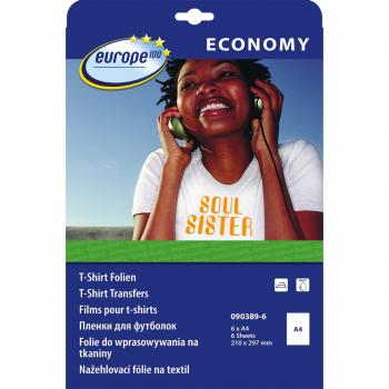Avery Zweckform 090389-6 e100 - Papel A4 de transferencia para camiseta