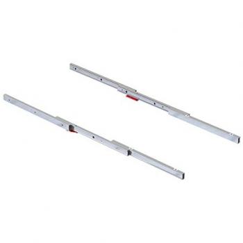 Guías para mesa extensible Coktail Reverse H35, anodizado inox, aluminio, 1 un