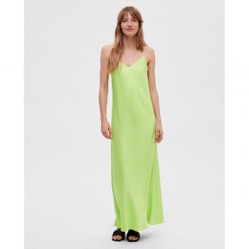 Selected Femme - Vestido satinado largo
