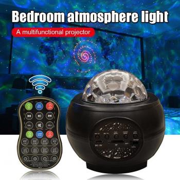Proyector de Luz Estelar y Olas del Mar con Altavoz Bluetooth para Dormitorio y Fiestas JHP-Best
