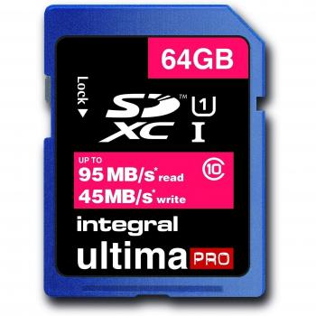 Integral Memory Ultima-Pro - Tarjeta de memoria de 64 GB