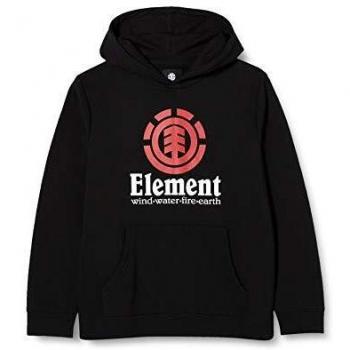 Element Vertical-Sudadera con Capucha para Chicos, Niños, Flint Black, 8