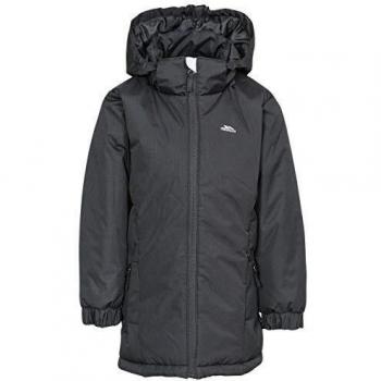 Trespass 5045274780802 Chaqueta, Niñas, Negro, 3-4 Years-Height 40, Chest 22
