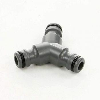Conector Triple en Y Gardena de Polipropileno para Tuberías de Jardín Ø18mm