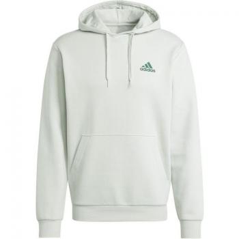 Adidas Men's Essentials Fleece Hoodie in Linen Green