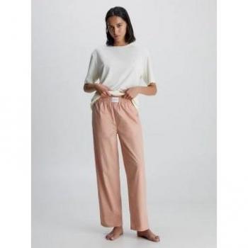 Conjunto de pijama para mujer Calvin Klein en tonos blanco y rosa