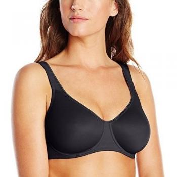 Rosa Faia Twin Seamless Underwire Bra Black C 75 Women's Microfiber T-Shirt Breathable