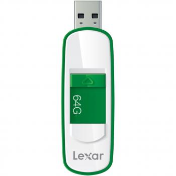 Lexar JumpDrive - Unidad Flash 64 GB USB 3,0 S75, verde