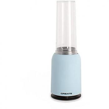 Batidora Portátil de Vaso 400 ml - Libre de BPA, 230W, Ideal para Zumos, Batidos y Smoothies - MOI SLIM Azul
