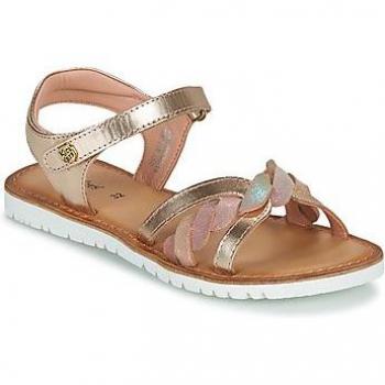Sandalias de piel para niñas Kickers Betty Rosa 694792-30-13