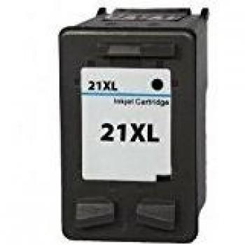 Tinteiro Compatible HP 21XL Negro 23ML para Impresoras F370, D1360, F2180 y PSC 1402