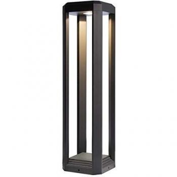 Lámpara de pedestal LED Rubkat, gris, altura 50 cm