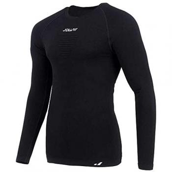 Camiseta Térmica de Manga Larga Joluvi Insulator para Hombre en Color Negro
