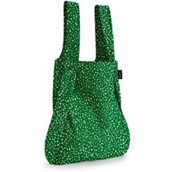Mochila-bolsa plegable Notabag original Verde Salpicado