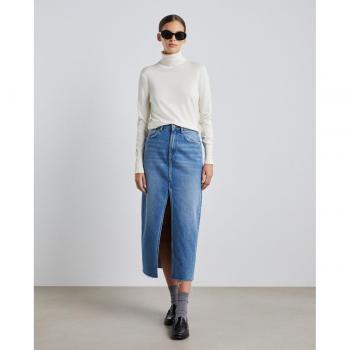 Easy Wear Jersey de mujer cuello vuelto fino
