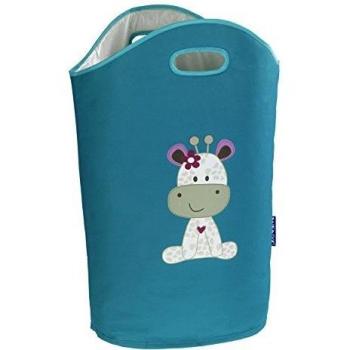 Cesto de Ropa Infantil Kids Greta - Capacidad 24L, Poliéster, Color Petróleo, Dimensiones 40 x 52 x 20 cm