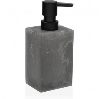 Dispensador de Jabón Versa Negro Resina Baño y Ducha