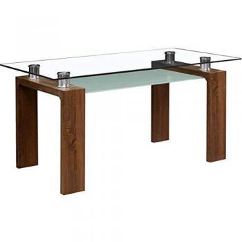 habitatetjardin Mesa Comedor Eva - 150x80x75cm - Marron Lacado