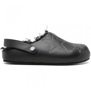 Stella McCartney Women's Elyse Slippers Sandal in Black | Size 37 | 810443AP00P01000