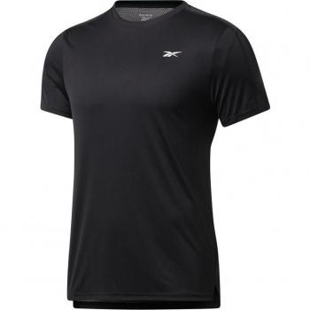Camiseta de Manga Corta Hombre Reebok Workout Ready Tech Negro
