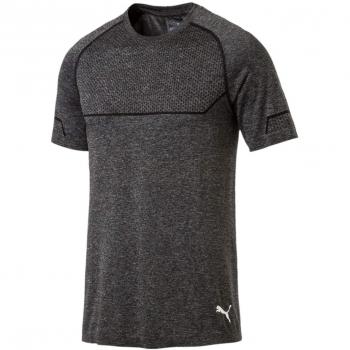 Puma Energy Seamless Camiseta, Hombre, Black Heather, S