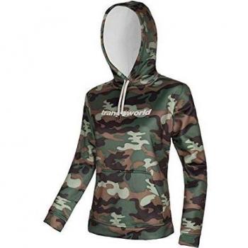 Trangoworld Poppi-P Sudadera, Mujer, Kaki/Gris Claro, XL