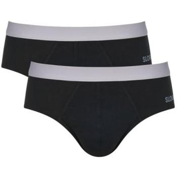 Sloggi GO ABC 2.0 Men's Briefs - Black (Pack of 2)
