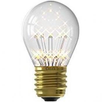 CALEX Pearl-Bombilla LED Ball lámpara 240V 1,0W E27P45, 14-LEDs 2100K