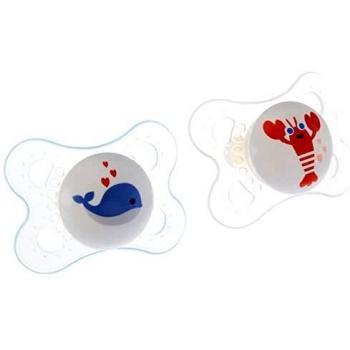 Chupete Original de Silicona para Bebés 2-6 Meses - Pack de 2 (Masculino)