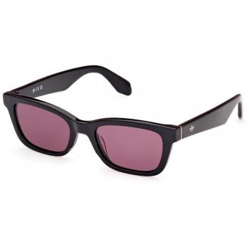 Adidas Unisex OR0117 Sunglasses 53mm Shiny Black Smoke