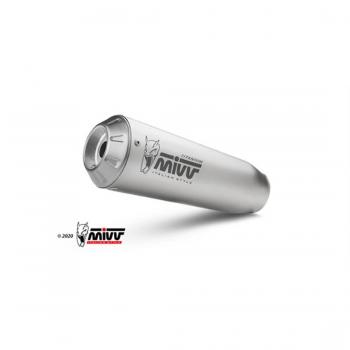 Escape MIVV Slip-On Inox para PIAGGIO X8 400 (2006) y APRILIA SCARABEO 500 (2006-2007)