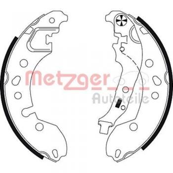 METZGER MG 130 Juego de zapatas de frenos