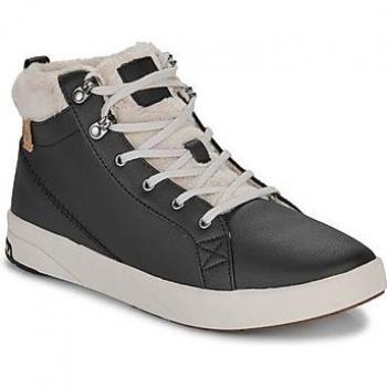 Saola Bergen Warm Women's High-Top Sneakers in Black