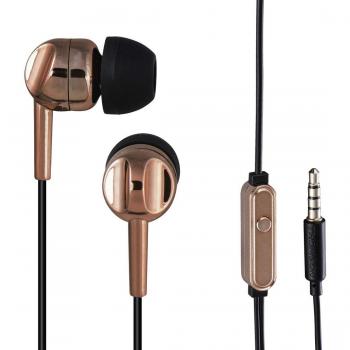 Auriculares Hama EAR3005BO Binaurales In-Ear con Cable para Móvil en Color Bronce